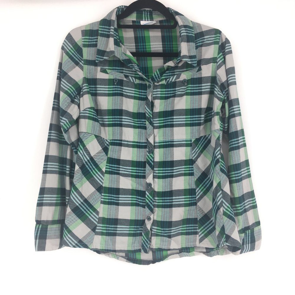 Columbia Plaid Button Down Long Sleeve